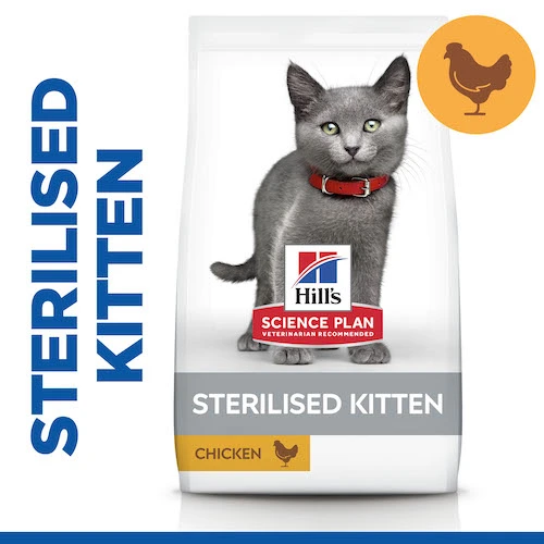 Hill's Science Plan Kitten Sterilised Kip 3kg - Afbeelding 2