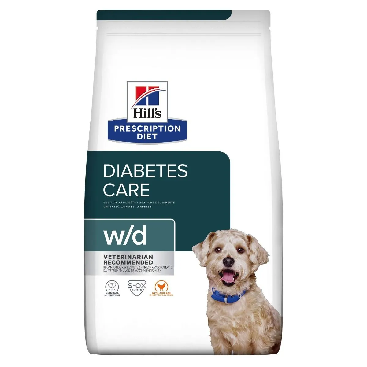 Hill's Hill’s Prescription Diet W/D – Hondenvoer Met Kip – 4kg