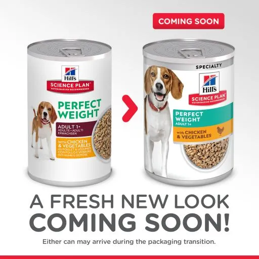 Pak 12 Hill's SP Honden Adult Perfecte Gewicht (Blik) 363G - Afbeelding 3
