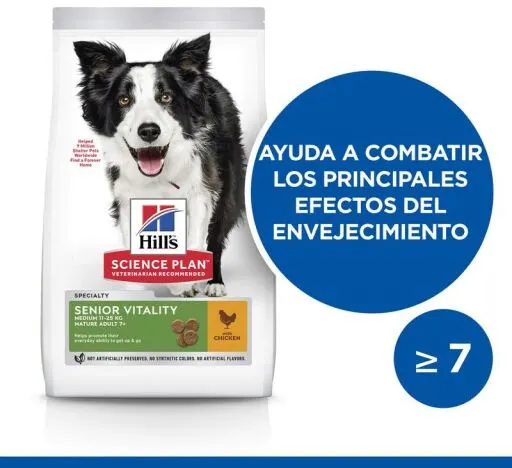 Hill's Science Plan +7 Science Plan +7 Youthful Vitality Middelgrote Kip - Afbeelding 2