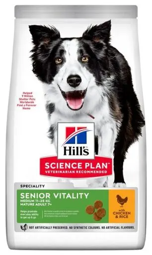 Hill's Science Plan +7 Science Plan +7 Youthful Vitality Middelgrote Kip