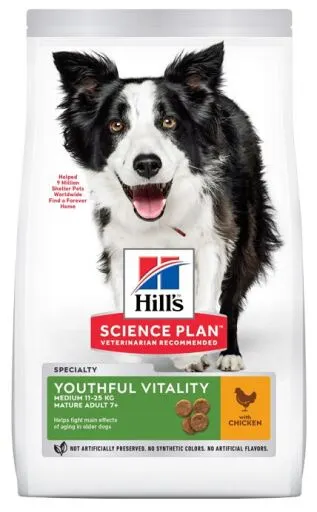 Hill's Science Plan +7 Science Plan +7 Youthful Vitality Middelgrote Kip - Afbeelding 8