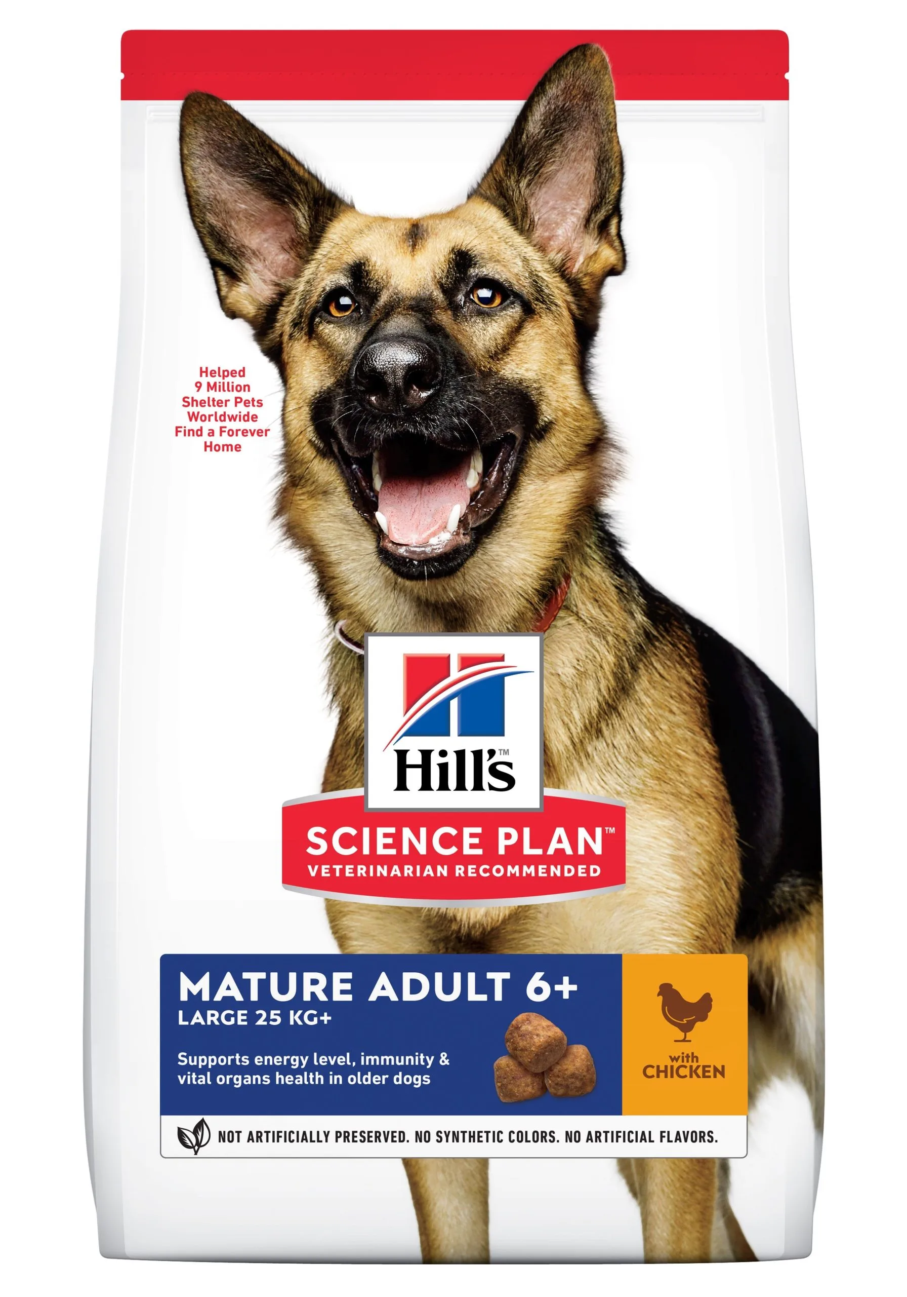 Hill's Science Plan Mature Adult Large Breed Hondenvoer Met Kip 18kg