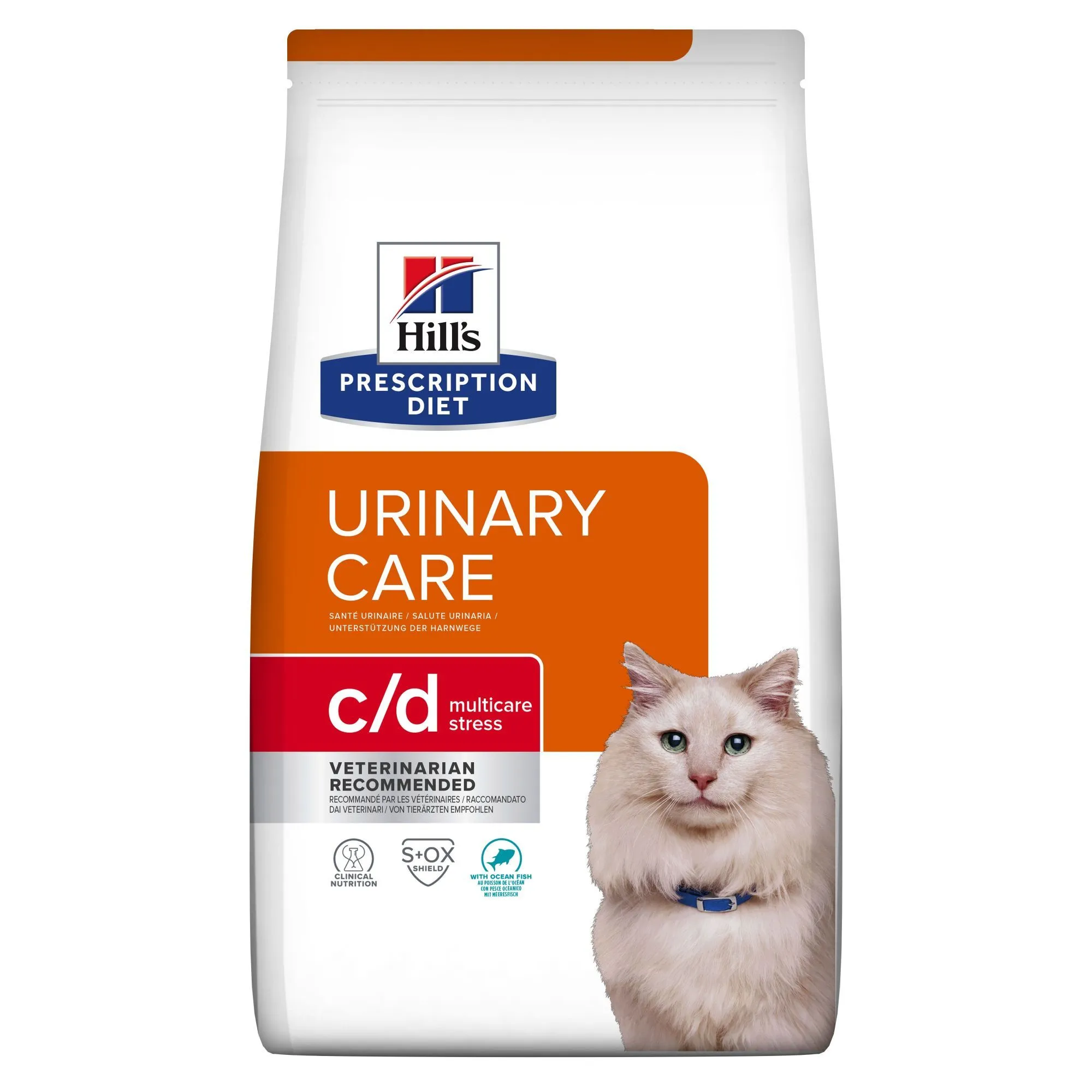 Hill's Prescription Diet C/d Multicare Stress Urinary Care Kattenvoer Met Zeevis 3kg