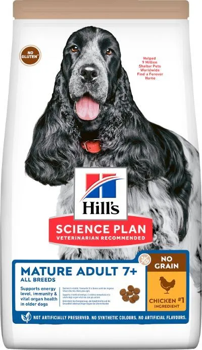 Hill's Science Plan Mature Adult No Grain - Kip - 14kg