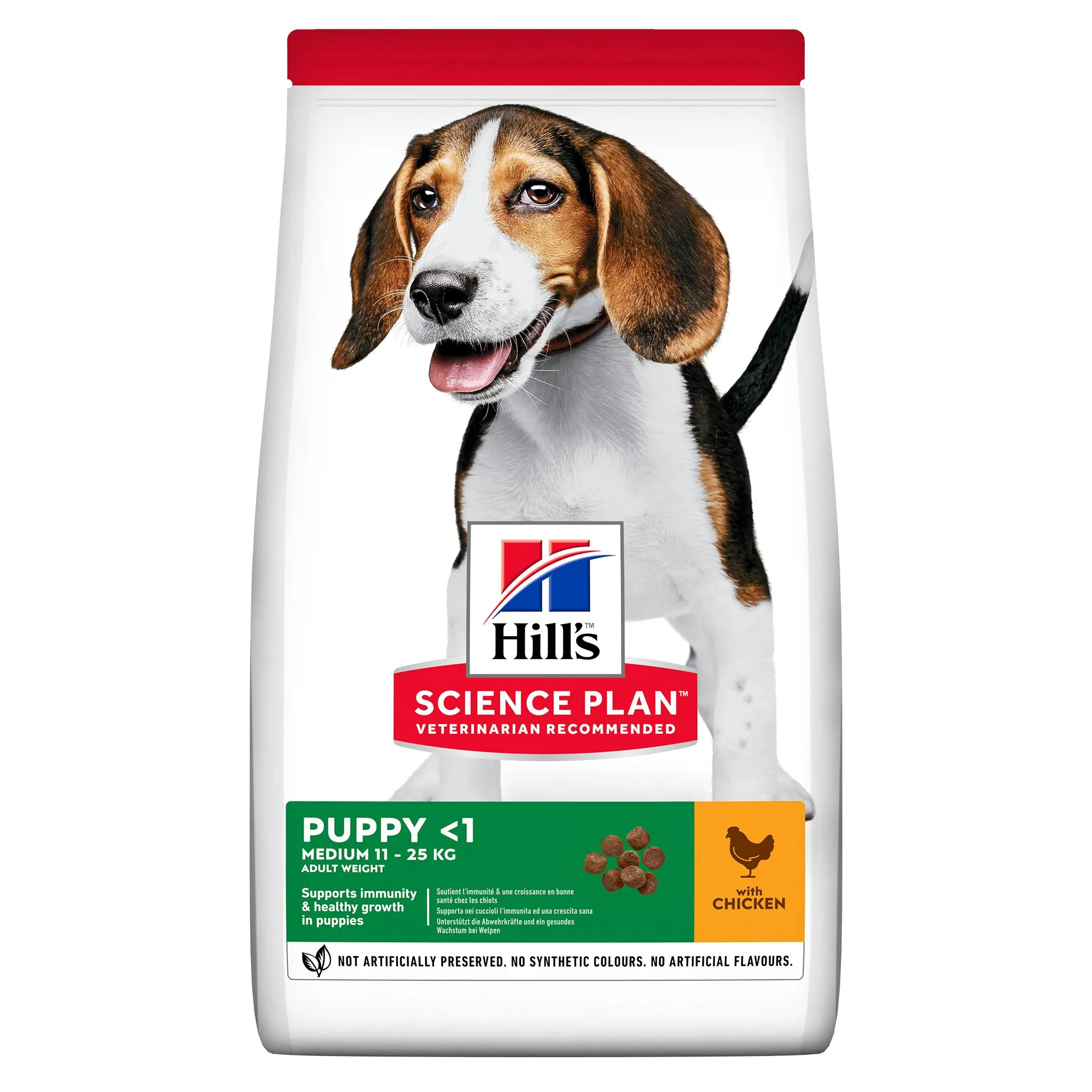 Hill's Science Plan Puppy Medium Hondenvoer Met Kip 18kg