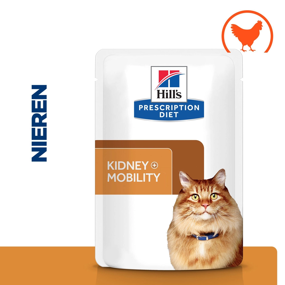 Hill's Hill’s Prescription Diet K/D + Mobility – Kattenvoer Met Kip – 12x85g - Afbeelding 2