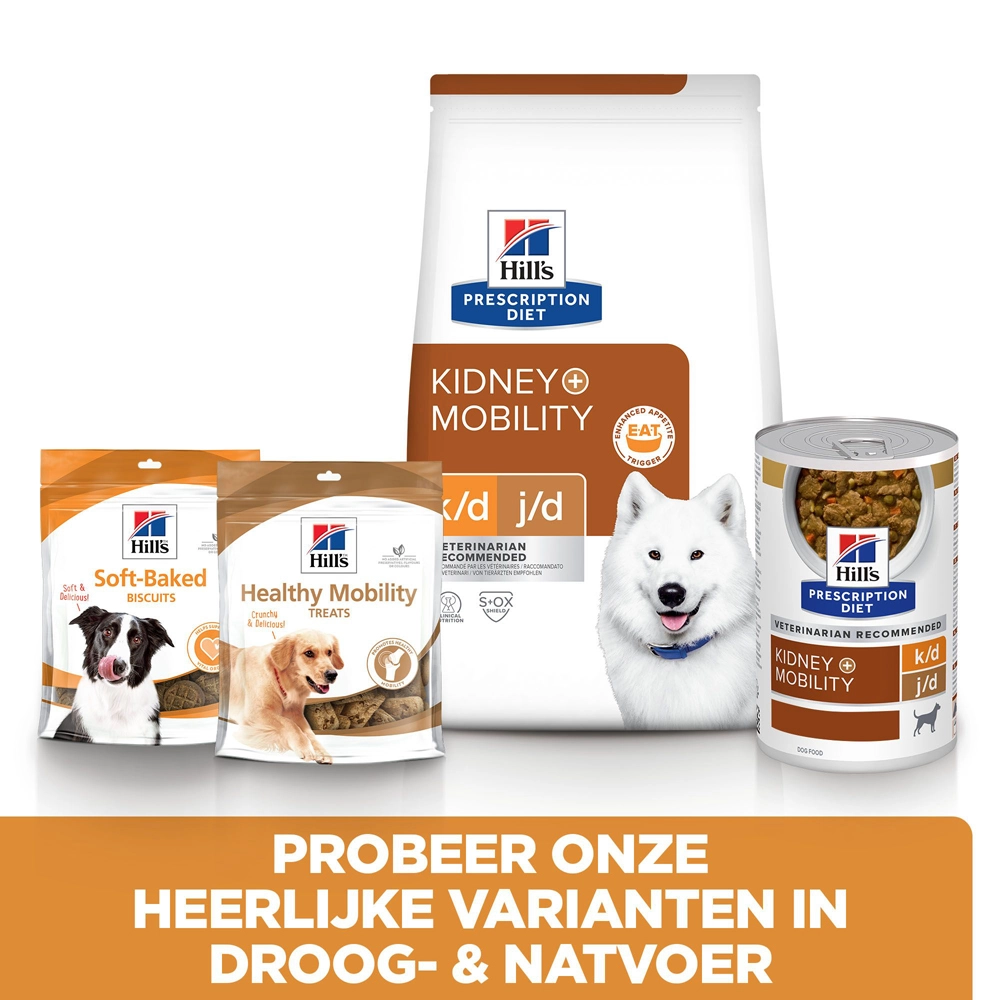 Hill's Prescription Diet K/d + Mobility Hondenvoer Met Kip 4kg - Afbeelding 6