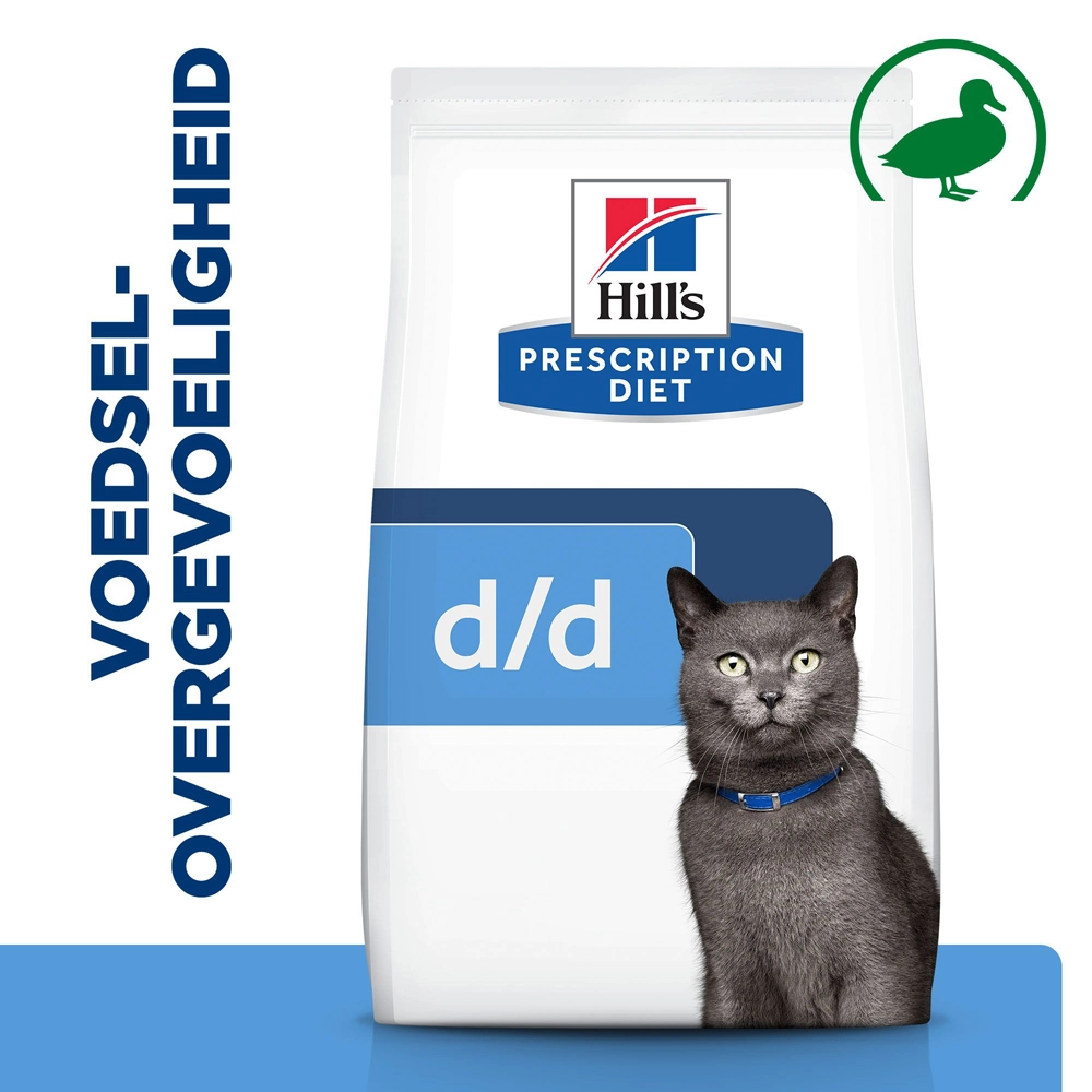 Hill's Hill’s Prescription Diet D/D – Kattenvoer Met Hert En Groene Erwt – 1,5kg - Afbeelding 2