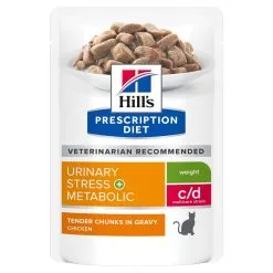 Hill's Hill’s Prescription Diet Metabolic + Urinary Stress – Kattenvoer Met Kip – 12x85g