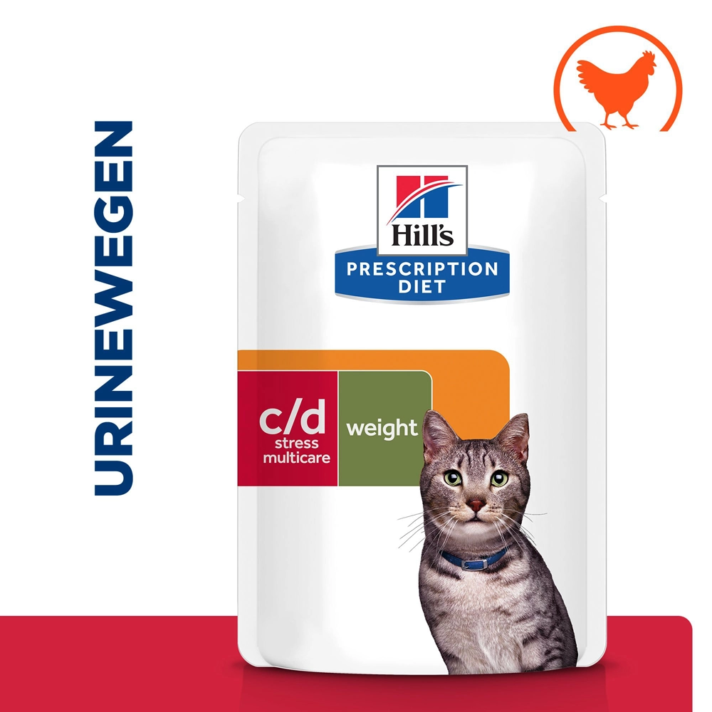 Hill's Hill’s Prescription Diet Metabolic + Urinary Stress – Kattenvoer Met Kip – 12x85g - Afbeelding 2