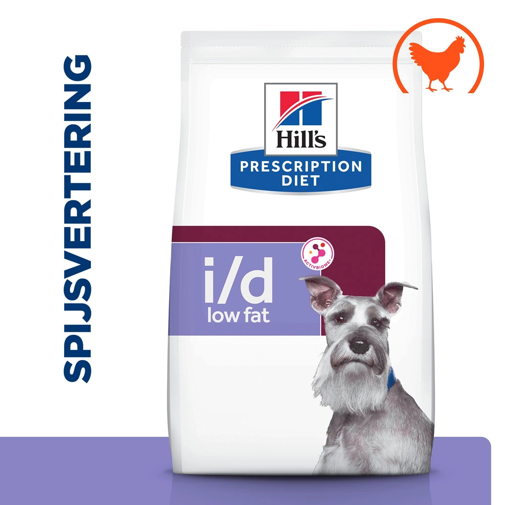 Hill's Hill’s Prescription Diet I/D Low Fat – Hondenvoer Met Kip – 1,5kg - Afbeelding 2
