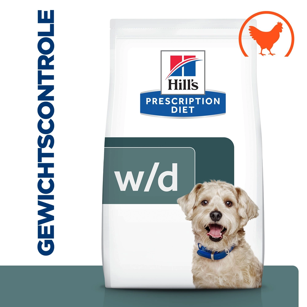 Hill's Hill’s Prescription Diet W/D – Hondenvoer Met Kip – 4kg - Afbeelding 2