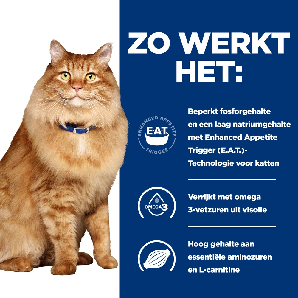 Hill's Prescription Diet K/d + Mobility Kattenvoer Met Kip 3kg - Afbeelding 3
