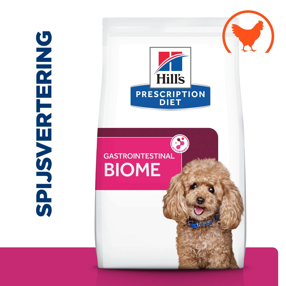 Hill's Hill’s Prescription Diet Gastrointestinal Biome Mini Hondenvoer Met Kip 1kg - Afbeelding 2