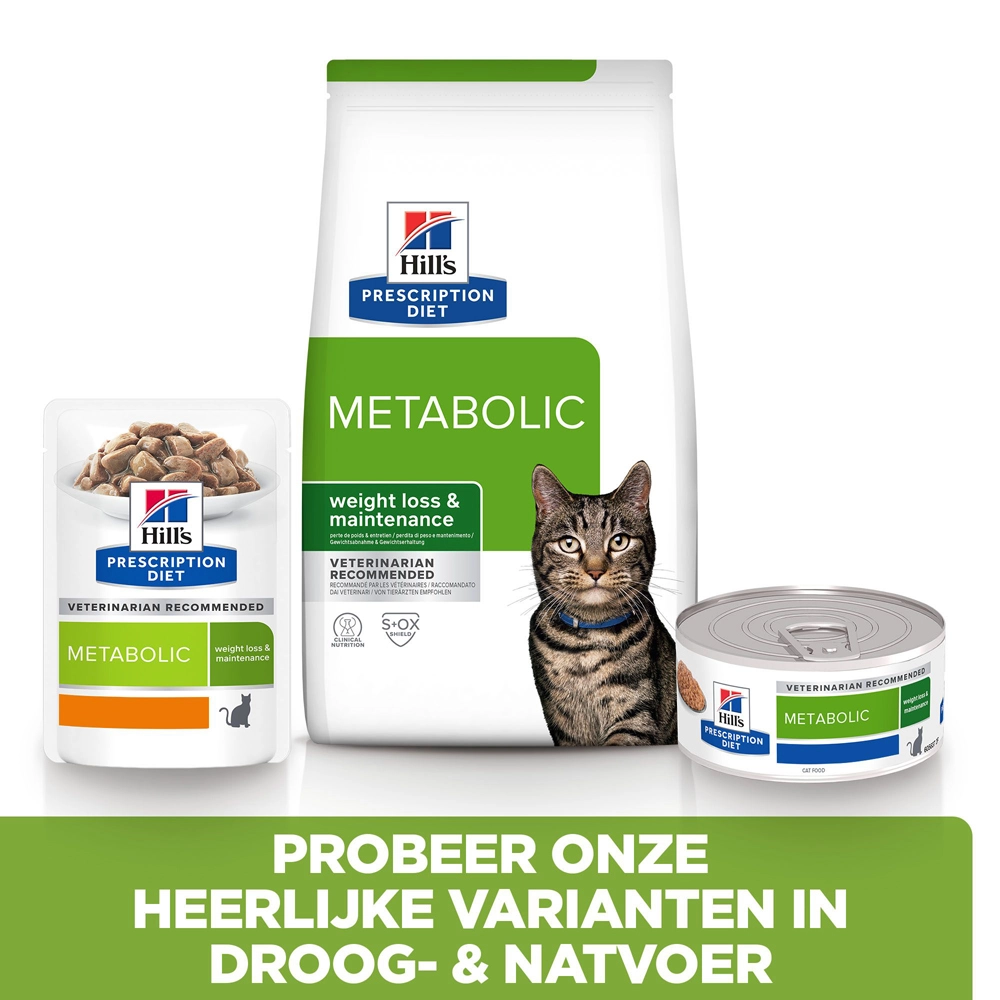 Hill's Prescription Diet Metabolic Weight Management Kattenvoer Met Kip 3kg - Afbeelding 6