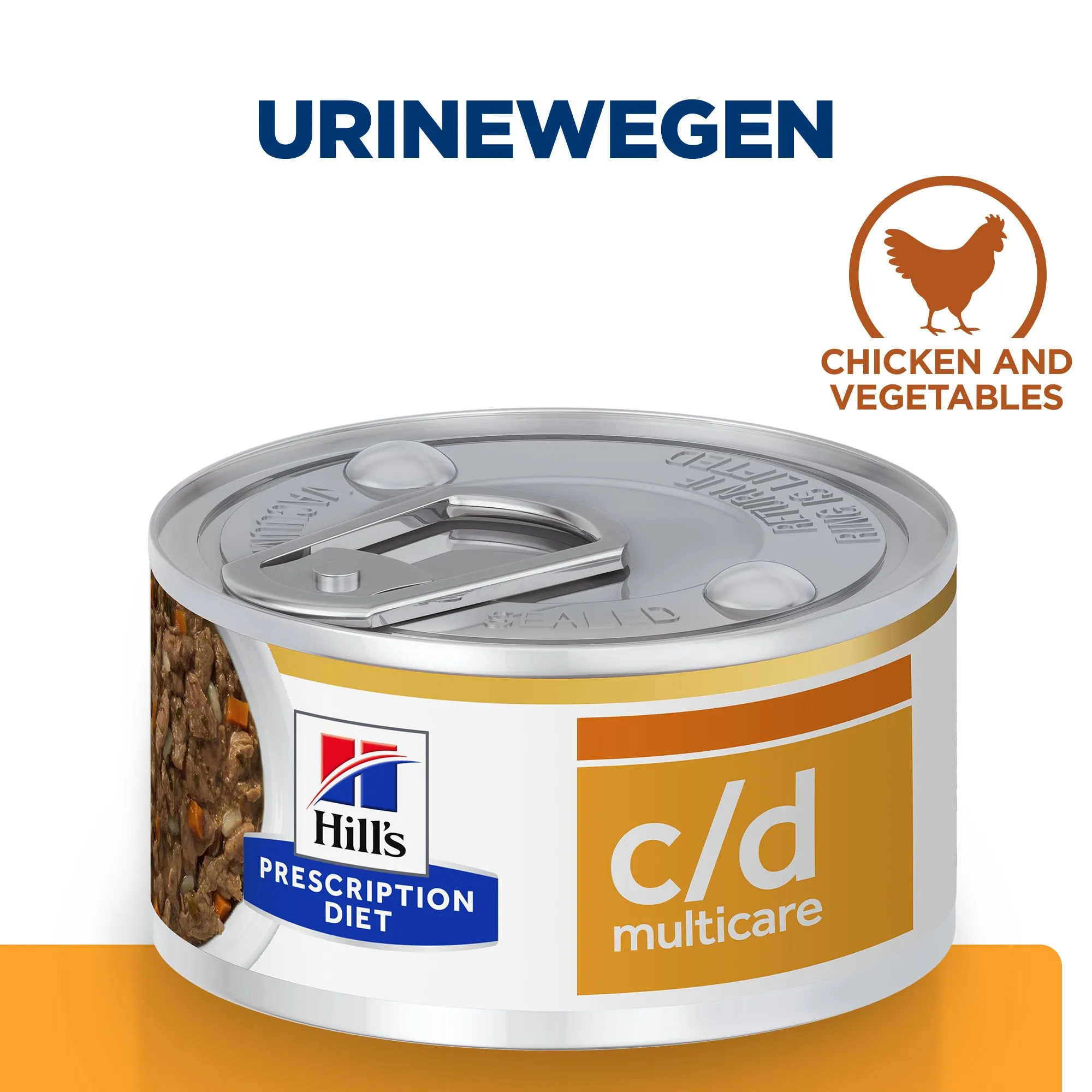 Hill's Prescription Diet C/D Multicare Kip- En Groentenstoofpotje Voor Hond 24x156g - Afbeelding 2