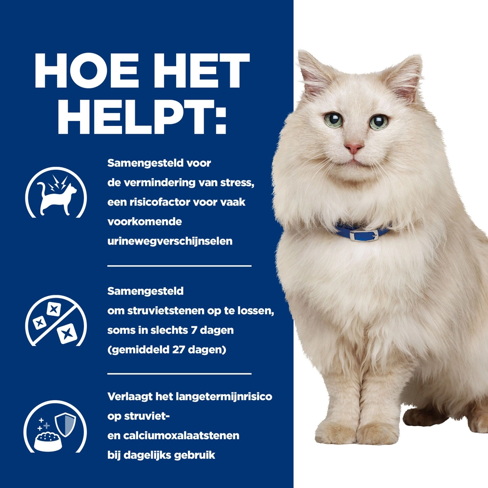 Hill's Prescription Diet C/d Multicare Stress Urinary Care Kattenvoer Met Zeevis 8kg - Afbeelding 4