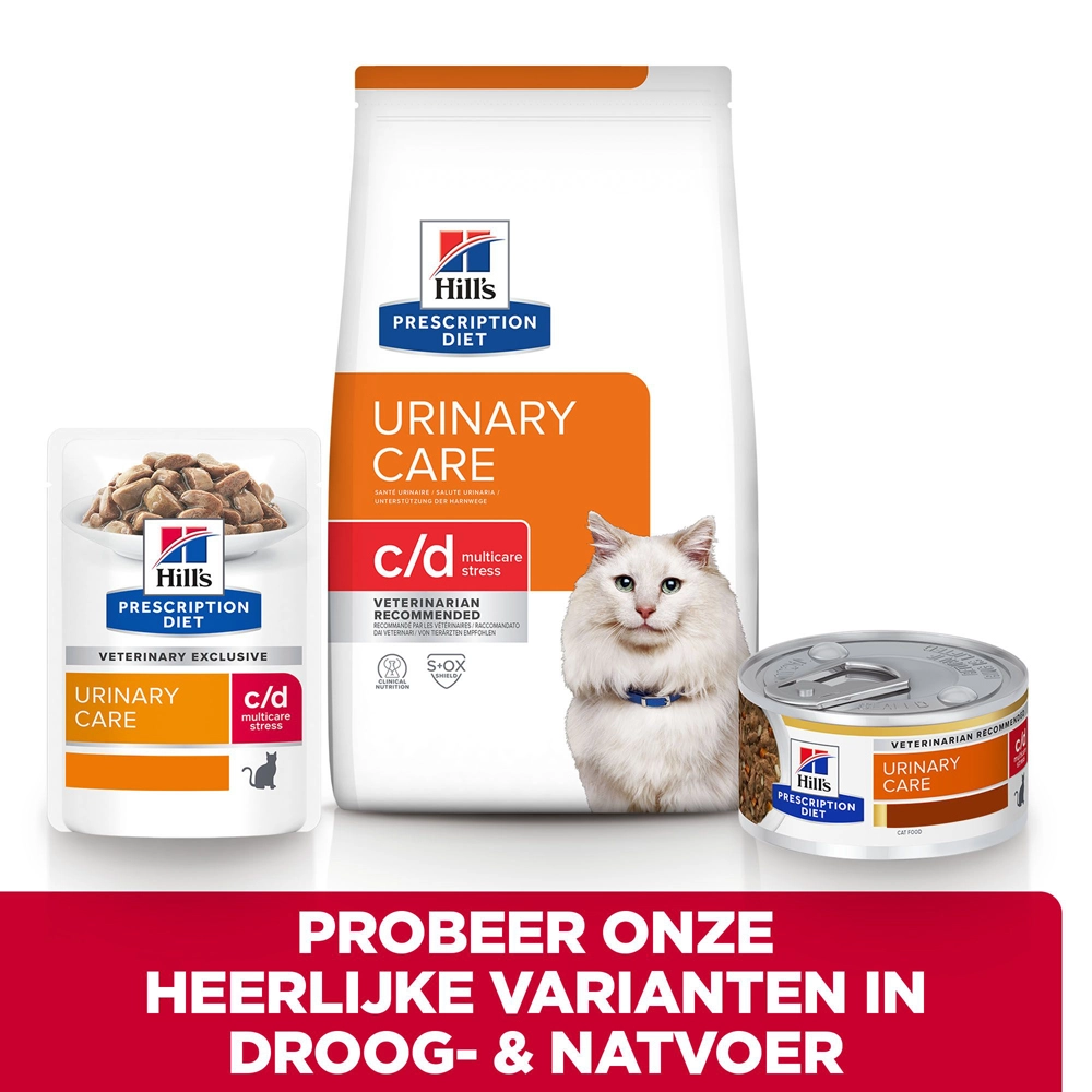 Hill's Prescription Diet C/d Multicare Stress Urinary Care Kattenvoer Met Zeevis 3kg - Afbeelding 6