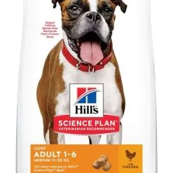 Hill's Hill’s Science Plan Adult Light Medium Kip 14kg