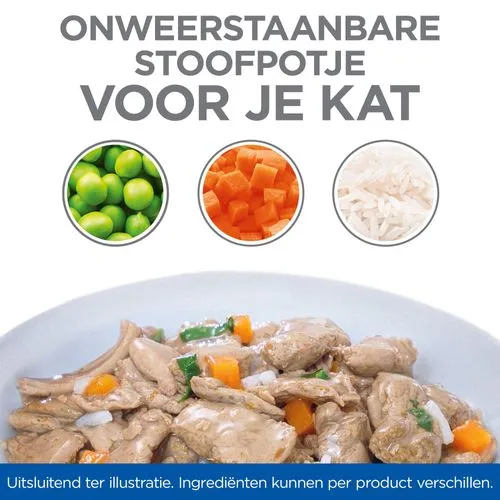Hill's Science Plan Healthy Cuisine Adult Multipack Voor Katten Met Kip En Zalm - Afbeelding 4
