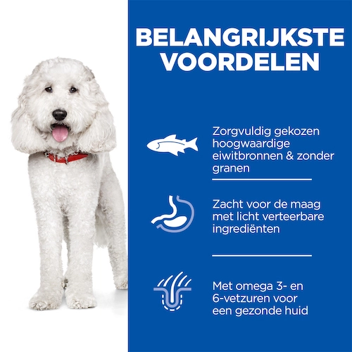 Hill's Science Plan Hypoallergenic Medium Hond Met Zalm 14kg - Afbeelding 3