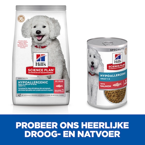 Hill's Science Plan Hypoallergenic Small & Mini Hond Met Zalm 6kg - Afbeelding 4