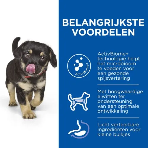 Hill's Science Plan Puppy Perfect Digestion Medium Met Kip En Bruine Rijst Hondenvoer 14kg - Afbeelding 3