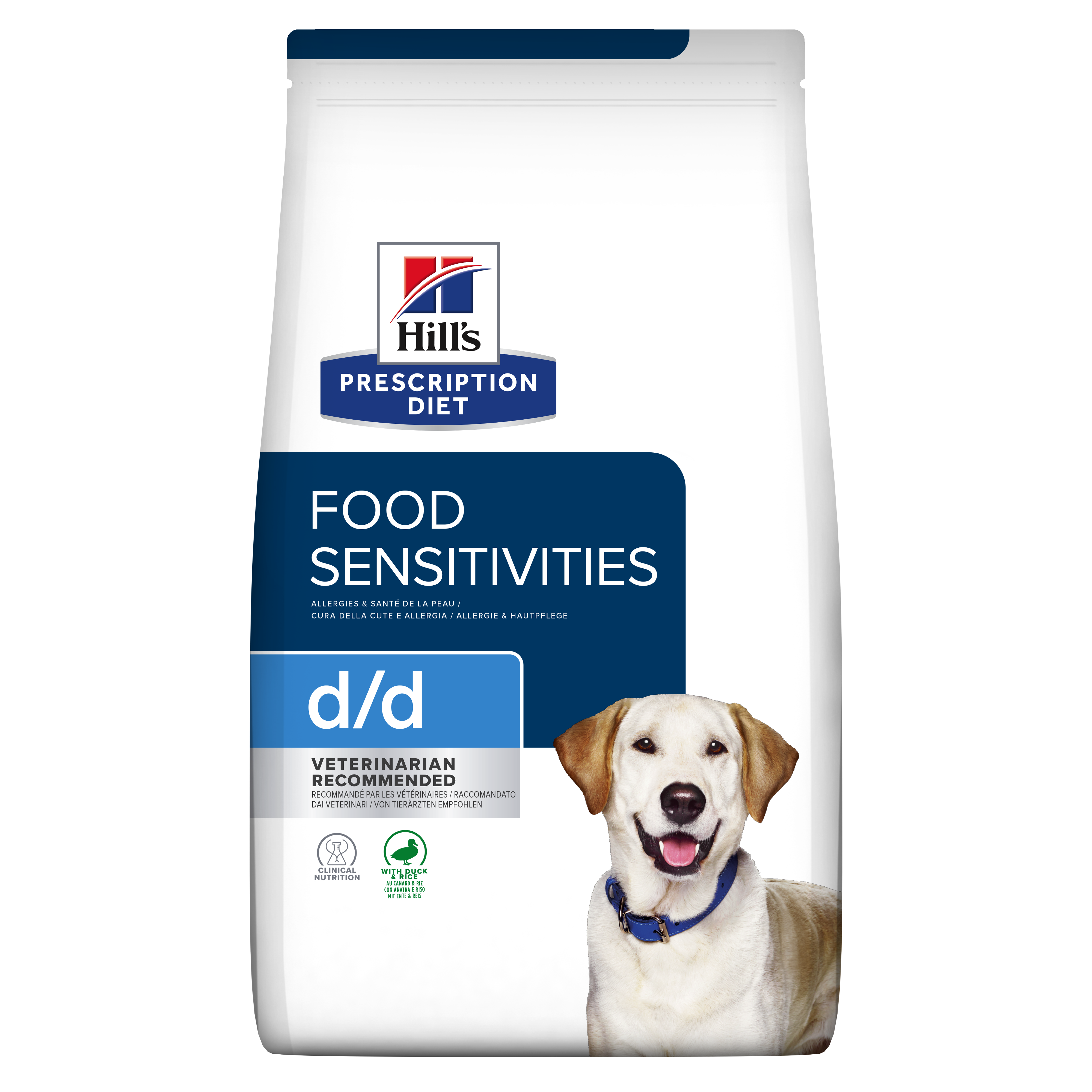 Hill's Prescription Diet D/d Food Sensitivities Hondenvoer Met Eend & Rijst 1.5kg