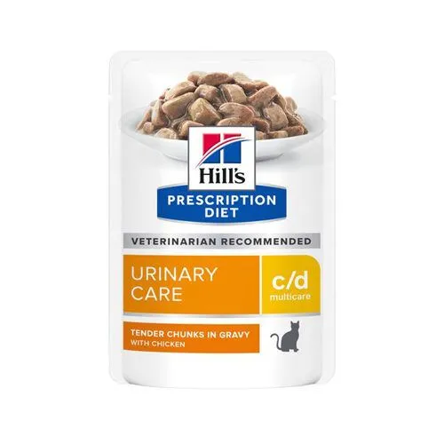 Hill's PD Feline C/d Multicare Natvoer (Chicken) - 12 X 85 Gram
