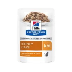 Hill's Hill`s Feline K/d Maaltijdzakjes 4 X (12 X 85 Gram) KIP