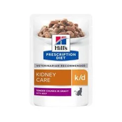 Hill's Hill`s Feline K/D Maaltijdzakjes 12 X 85 Gram Rund
