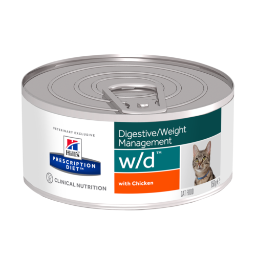 Hill's Prescription Diet Kat W/d - 24 X 156 Gram